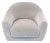 Maiden Home Oliver Modern Swivel Lounge Chair in Limestone For Sale