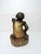 Late 19th Century Antique Gilt Wood Hand Carved Burmese Monk Figure For Sale - Image 4 of 7