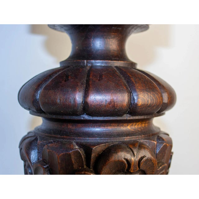 Brown Large Spanish Oak Coffee Table, 1960s For Sale - Image 8 of 10