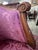 1900-1909 Turn of the Century French Walnut Settee Mauve Rose For Sale In Los Angeles - Image 6 of 7