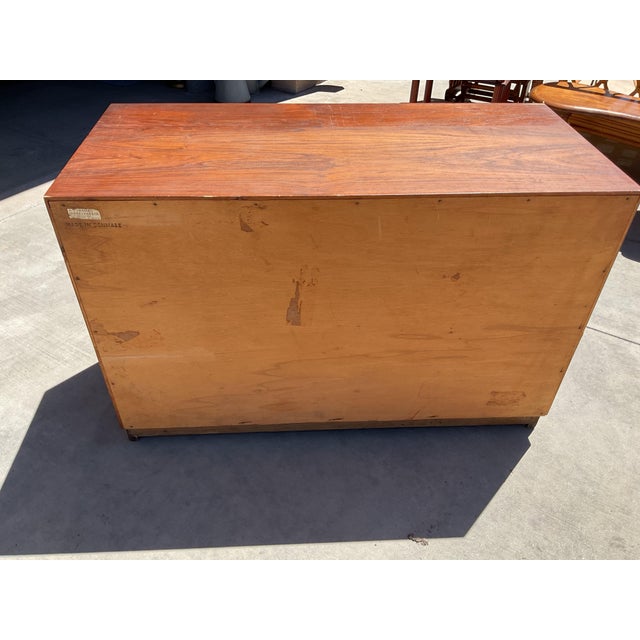 Authentic Danish Teak Chest of Drawers by Søborg Møbelfabrik, Mid-Century Modern, 1960 For Sale - Image 9 of 12