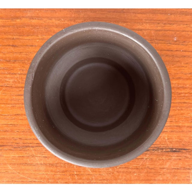 Mid-Century Modern German Studio Pottery Minimalist Vase from BKW Böttger Keramik Wandsbek, Hamburg, 1960s For Sale - Image 4 of 9