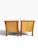 Late 20th Century Late 20th Century Pair of Solid Cherry Three-Drawer Bedside Tables | Thor's Elegance, Made in Vermont | Flared Legs & Arched Apron For Sale - Image 5 of 5