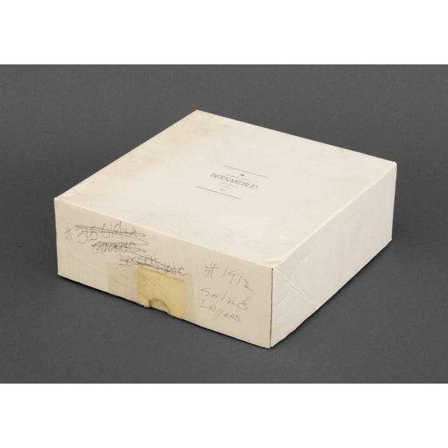 Ceramic Set of Five Olivier Gagnere for Bernardaud Porcelain "Lipair" Pattern Dessert Plates For Sale - Image 7 of 7