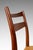 Rare MCM Single Dining / Desk Chair in Solid Teak & Original Leather Upholstery Attributed to Yngve Ekström for Gemla Diö, Sweden, C. 1950s For Sale - Image 13 of 18
