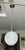Mid-Century Modern 1970s Single Murano Globe Shape Clear Textured Glass Ceiling Pendant Light For Sale - Image 3 of 17