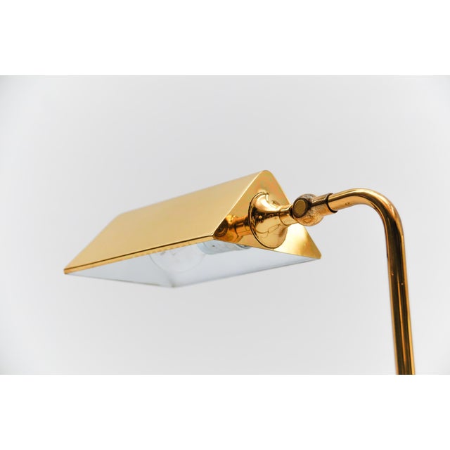 Mid-Century Modern Adjustable Brass Table Lamp by Florian Schulz, Germany, 1960s For Sale - Image 9 of 14