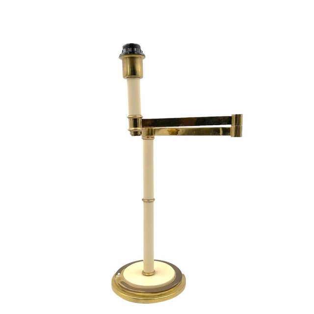 Hollywood Regency Brass Table Lamp by Tommaso Barbi, 1970 For Sale - Image 14 of 14