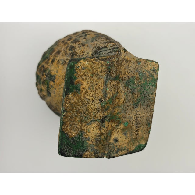 Metal 1950s Iron Owl Sensor or Garden Lantern For Sale - Image 7 of 7