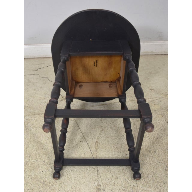 Lawrence Crouse Bench Made Primitive Tavern Table For Sale - Image 11 of 12