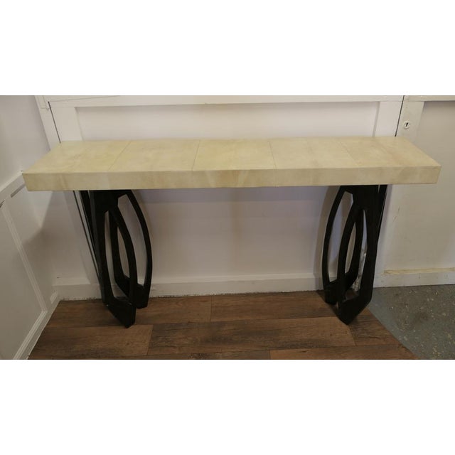 Art Deco Style Lily Console from R&Y Augousti Design, 1990s For Sale - Image 6 of 11