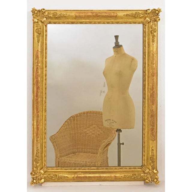 Antique Gold Leaf Mirror, 1840 For Sale - Image 3 of 11