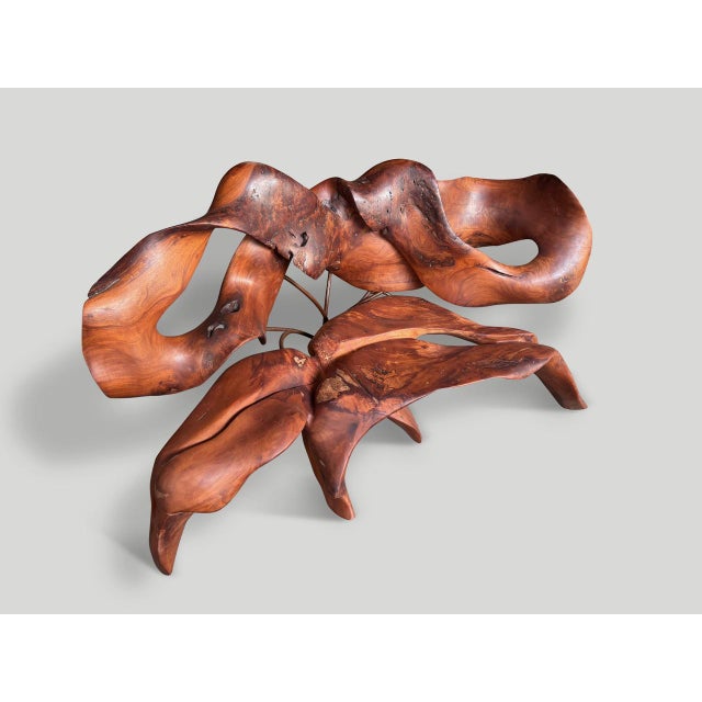 2010s Andrianna Shamaris Impressive Sculptural Bench or Art Piece For Sale - Image 5 of 6