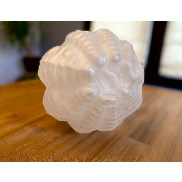 2000 - 2009 Limited Series Glass Sculpture ‘Circium' in Frost by Nikolas Weinstein, a Frank Gehry Colleague For Sale - Image 5 of 11