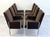 Mid-Century Modern Leon Rosen Chrome Dining Chairs, Set of 8, Rohleder Chocolate Velvet, 1970's For Sale - Image 3 of 7