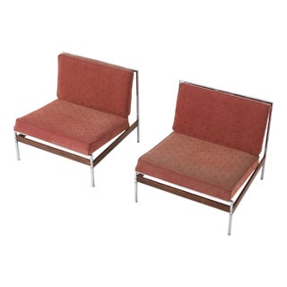 Vintage Lounge Chairs by A. Vandenbussche, 1960s, Set of 2 For Sale