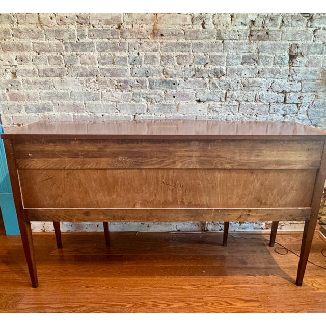 Asian Antique Antique English Mahogany Sideboard with Rosewood Inlay For Sale - Image 3 of 6