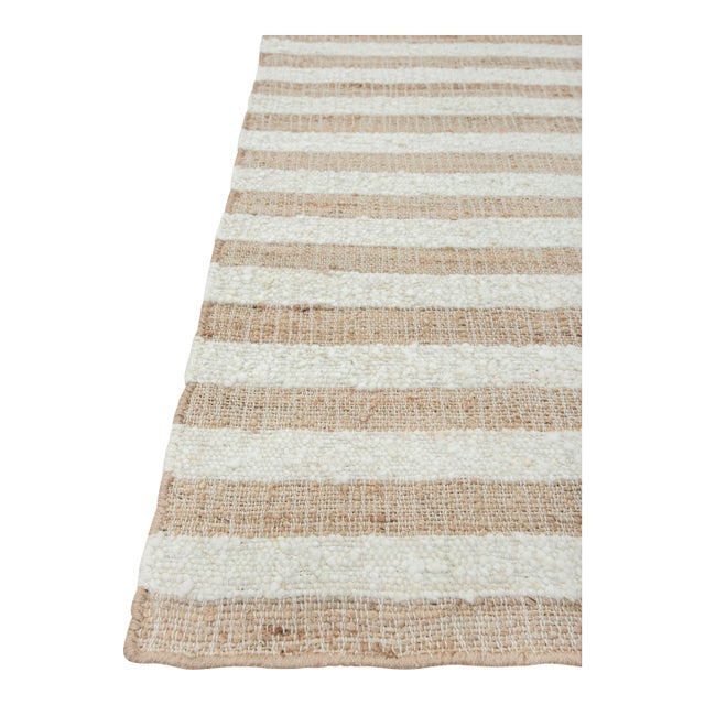 10x14Ft. Natural Wool & Jute Modern Premium Quality Rug For Sale