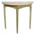 English Painted Demi-Lune Console Table, 1890s For Sale