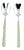 Mepra Fantasia 2-Piece Salad Servers Set, Sage For Sale