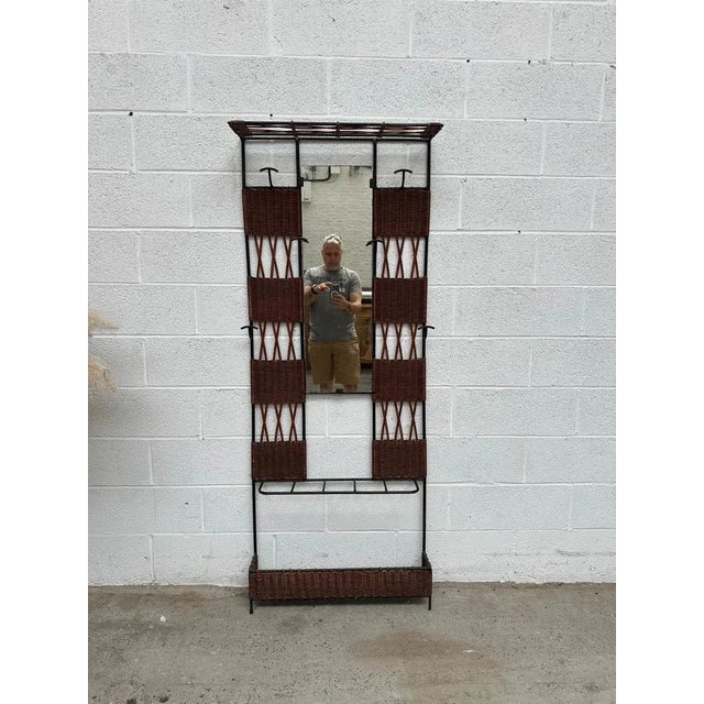 Rattan and Metal Lockers, Set of 2 For Sale - Image 14 of 17