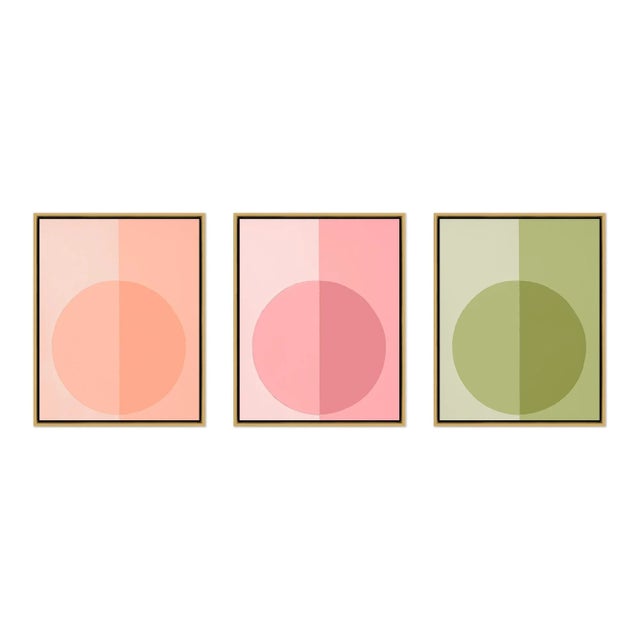 Not Yet Made - Made To Order Modern Forevers, Triptych by Stephanie Henderson in Gold Frame, Small Art Prints on Canvas, Set of 3 For Sale - Image 5 of 5