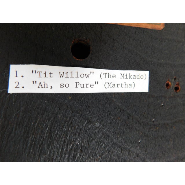 Gold Antique Gold Painted Faux Bamboo Music Box Seat Accent Chair For Sale - Image 8 of 12