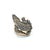 Bochic "Orient" Vintage Neoclassical Crocodile Topaz Ring 18K Gold & Silver For Sale - Image 17 of 18