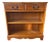 English Yew Wood Sideboard or Console Table with Drawers For Sale