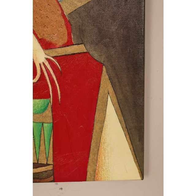 Black Andrei Protsouk Hand-Embellished Artist Proof Print, 'Scratch' For Sale - Image 8 of 18