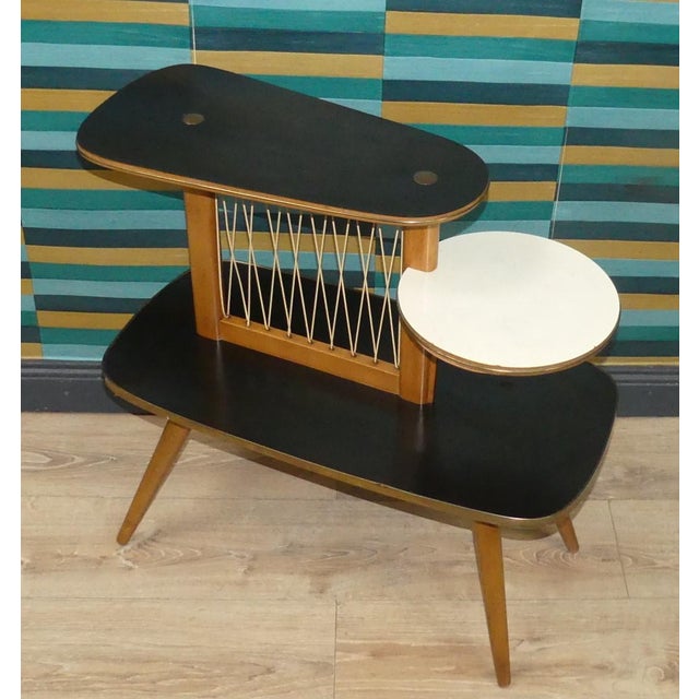 A real eye-catcher! Stylish flower stand Flower stand, tiered stand 1950s/60s, ORIGINAL Beautifully designed - compact and...