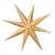 Vintage Modern Style Metal Star Decor Wall Embellishment For Sale