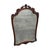 1920s 1920s French Style Wall Mirror Carved Walnut Frame Ornate Antique Design For Sale - Image 5 of 10