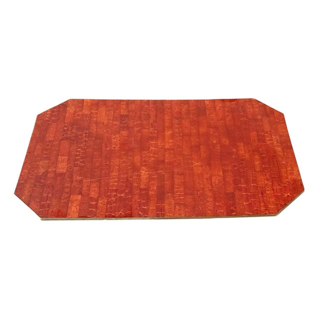 Set/8 Tessellated Coral Maitland Smith Placemats For Sale - Image 10 of 10