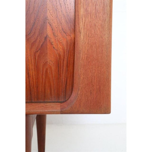 Mid-Century Modern Danish Teak Sideboard with Roll-Up Doors from Bernhard Pedersen & Søn, 1960s For Sale - Image 18 of 18