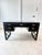 Elevate your workspace with this striking vintage campaign-style desk by the renowned Sligh Furniture. Crafted with a...