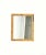 1970s Mid-Century Rectangular Wall Mirror Double Bamboo Frame, Italy, 1970s For Sale - Image 5 of 9