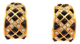 Example of Huggies and Hoop Earrings