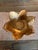 Vintage Horchow Italian Gilt Sculptural Flower Bowl. For Sale - Image 4 of 7