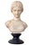 Italian Carved Marble Bust of a Young Woman For Sale - Image 10 of 16