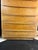 Mid-Century Modern solid birch 5 drawer dresser. The second highest drawer is divided into three compartments. The right...