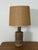 Brown Danish Bottle-Shaped Stoneware Table Lamp by Tue Poulsen, 1960s For Sale - Image 8 of 8