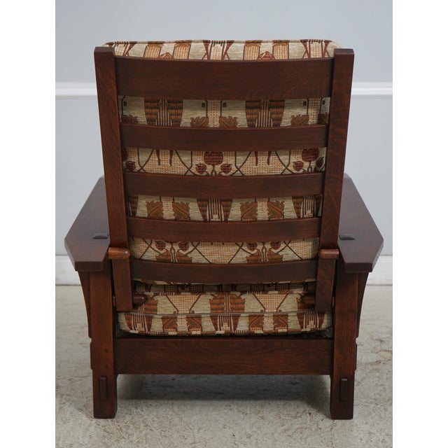 Stickley Stickley Mission Oak Reclining Morris Chair For Sale - Image 4 of 18