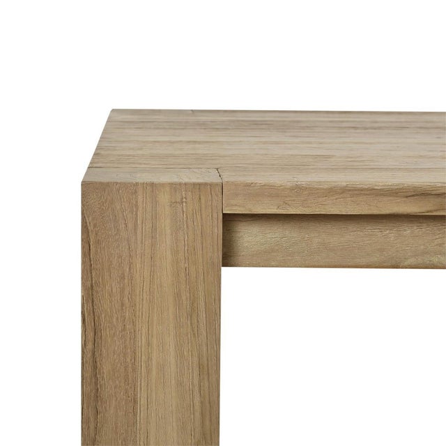 Rustic Scandinavian Teak Dining Table For Sale - Image 10 of 13