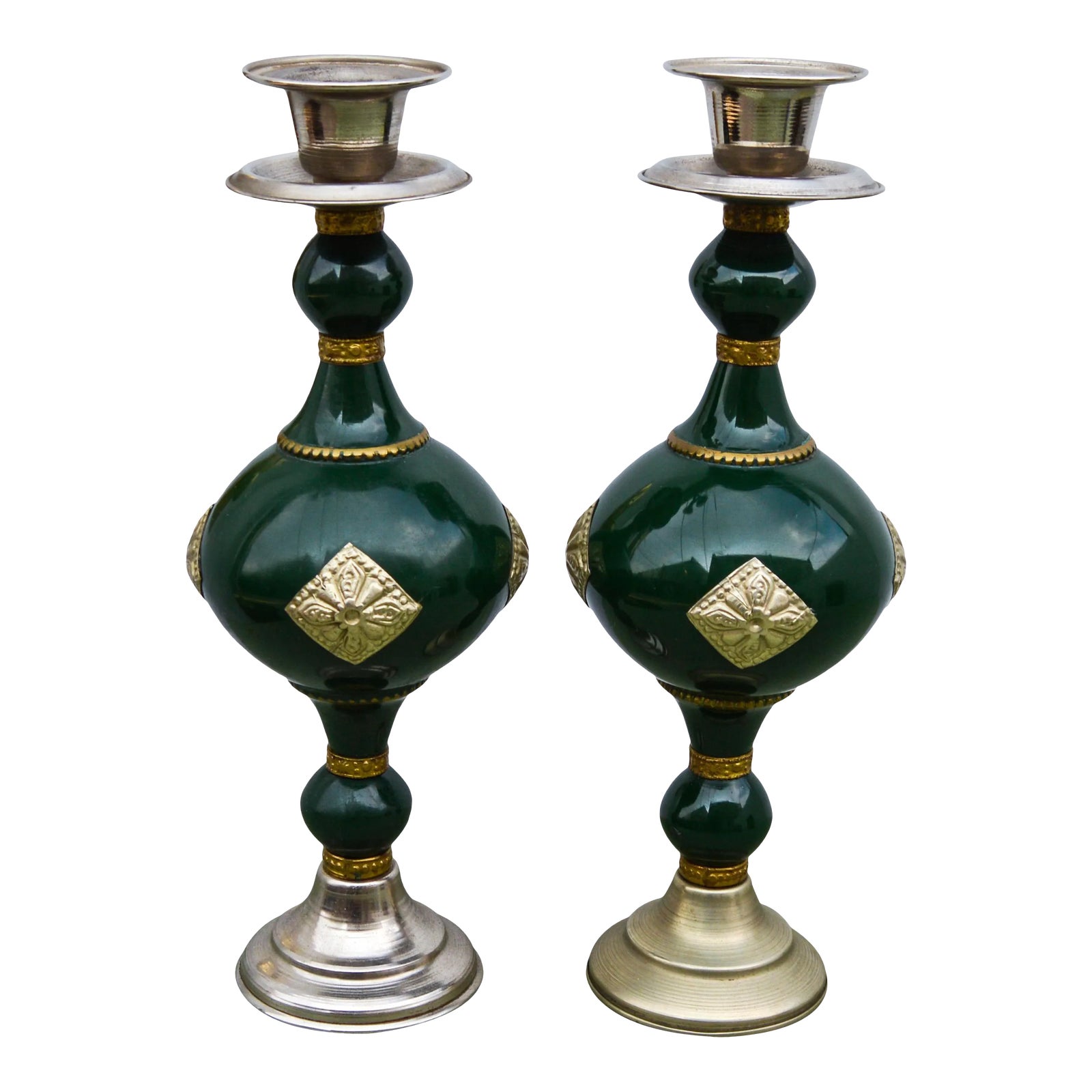 Handmade Moroccan Candleholders, S/2 Chairish