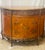 French 20Th Century French Demilune Commode With Inlay For Sale - Image 3 of 10