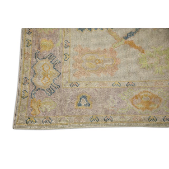 Turkish Handmade Modern Turkish Oushak Rug 3'10" X 5'8" For Sale - Image 3 of 6