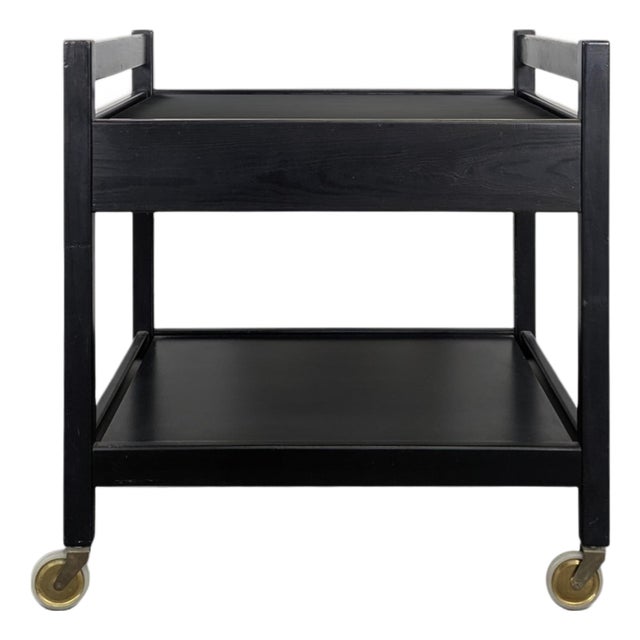 Scandinavian Serving Bar Cart For Sale