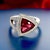 Natural Tourmaline Diamond Ring 7 14k W Gold 4.38 TCW Certified For Sale - Image 11 of 15