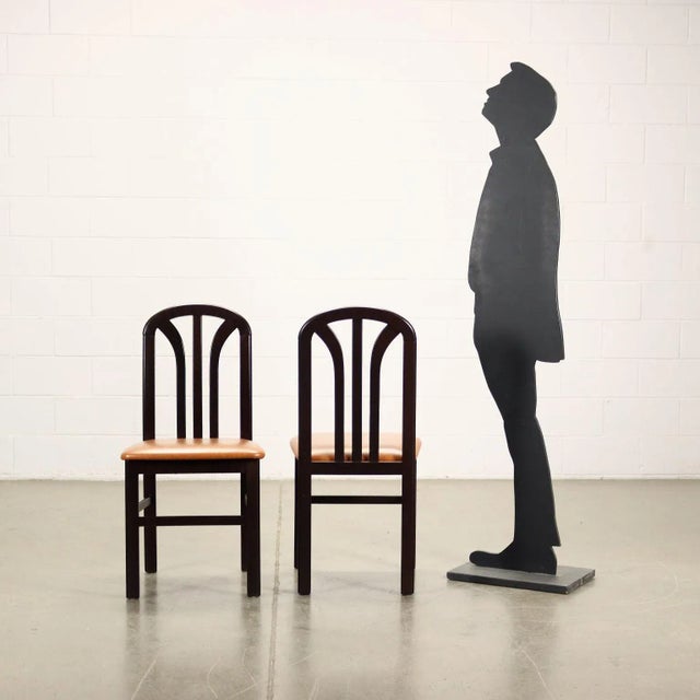 Beech Dining Chairs, 1980s, Set of 4 For Sale - Image 8 of 8